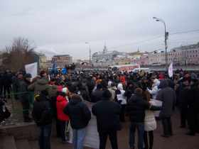 Акция протеста автовладельцев в Москве 21 декабря. Фото А.Семикина для Собкор®ru