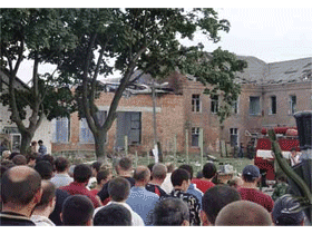 Здание пострадавшей школы в Беслане. Фото с сайта Agentura.ru