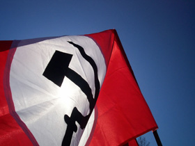 Знамя НБП. Фото с сайта karelia.nb-info.org (с)