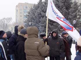 Пикет оппозиции в Благовещенске. Фото А. Калашникова, для Каспарова.Ru (c)
