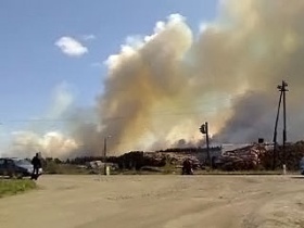 Пожар после взрыва равкет. Фото с сайта vesti.ru
