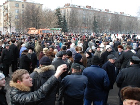 Жуковский, акция протеста горожан. Фото Каспарова.Ru