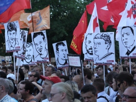 Митинг на Пушкинской в поддержку задержанных по "Болотному делу"