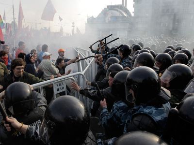 Беспорядки на Болотной площади. Фото с сайта app.korrespondent.net