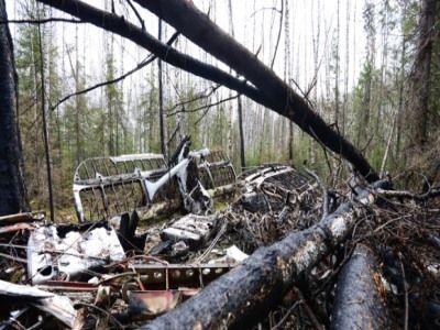 Обломки самолета Ан-2. Фото: izvestia.ru