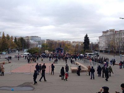Митинг сторонников "Новороссии", Москва, 18.10. Публикуется в блоге Алексея Навального в ФБ