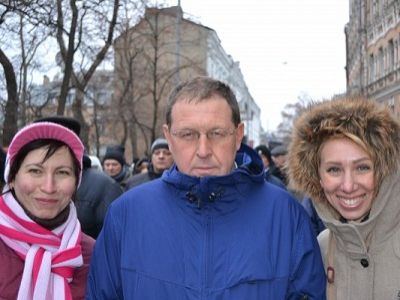 Андрей Илларионов на Марше солидарности и мира в Киеве. Фото из блога автора