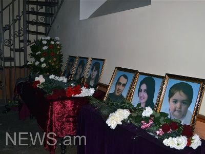 Похороны семьи Аветисян. Фото: news.am