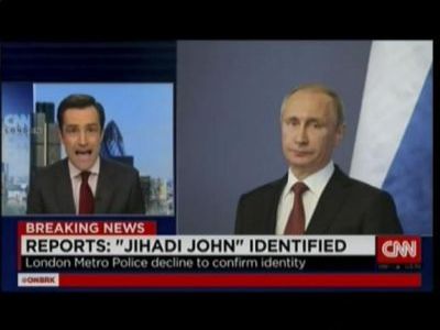 Путин-террорист, кадр CNN