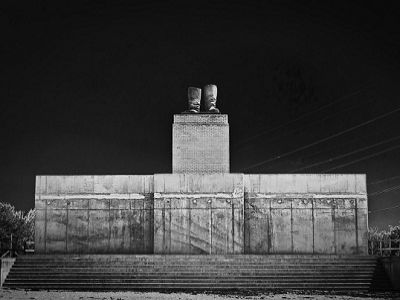 Будапешт, 1956. Остатки памятника Сталину. Фото: focussion.com