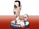 Спасательный круг для Асада (карикатура). Источник - storify.com