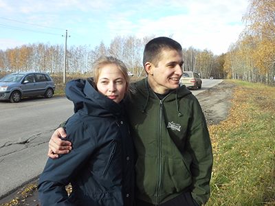Алексей Полихович с женой Татьяной. Фото: Алексей Бачинский