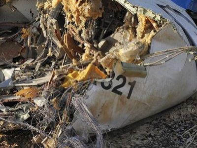 Обломки самолета А-321 "Когалымавиа". Источник - www.svoboda.org