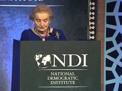 Национальный демократический институт международных отношений Мадлен Олбрайт. Фото: flb.ru Национальный демократический институт международных отношений Мадлен Олбрайт. Фото: flb.ru