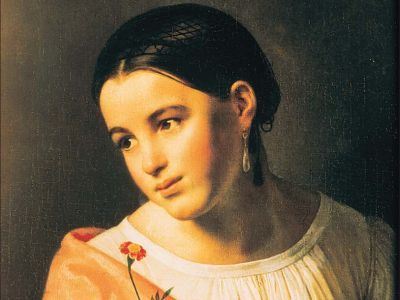 Бедная Лиза. Художник О.А. Кипренский. 1827 год