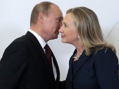 Путин и Клинтон, Фото: medialeaks.ru