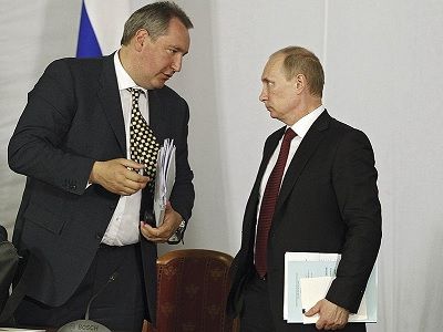 Рогозин и Путин. Фото: kommersant.ru