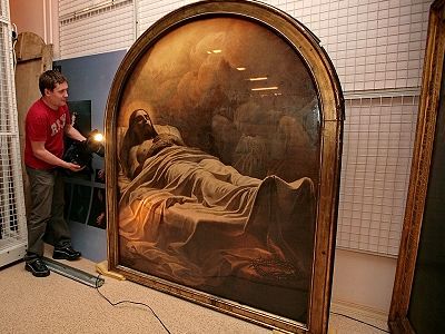 Картина Карла Брюллова "Христос во гробе". Фото: tvc.ru