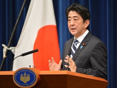 Премьер-министр Японии Синдзо Абэ. Фото: politrussia.com