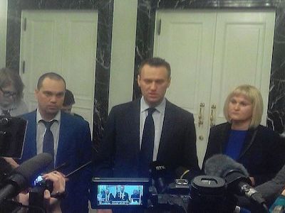 Навальный на суде по делу "Кировлеса". Фото: Каспаров.Ru