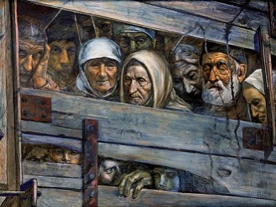 Сталинская депортация народов. Источник - sib-catholic.ru