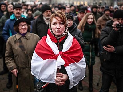 Протесты в Беларуси, февраль 2017. Источник - rbk.ru