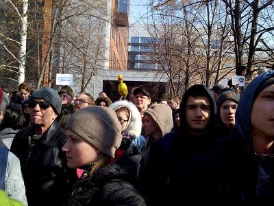 Митинг против коррупции в Новосибирске. Фото: Сергей Богданов.