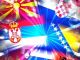 Флаги Балканских стран - Македонии, Хорватии, Сербии, Боснии и др. Источник - koreni.rs