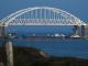 Крымский мост и заблокированный Керченский пролив. Фото: ТАСС