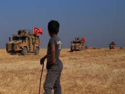 Турецкая бронетехника в Сирии, 4.10.2019. Фото: Baderkhan Ahmad / AP