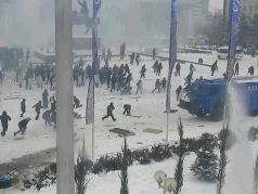 Штурм администрации (акимата) Актобе, 5.01.22. Фото: t.me/vchkogpu