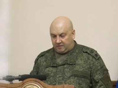 Доклад генерала Суровикина о Херсоне, 9.11.22. Скрин видео: t.me/uniannet