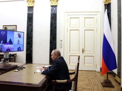 Владимир Путин на онлайн-встрече с СПЧ при президенте, 07.12.22. Фото: kremlin.ru
