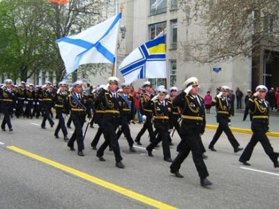 Парад Украинских моряков в Севастополе