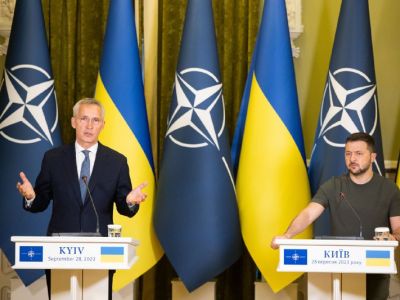 Йенс Столтенберг и ладимир Зеленский. Фото: Офис Президента Украины