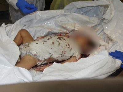 Фотография младенца, убитого террористами ХАМАС. Источник: Твиттер Премьер-министра Израиля