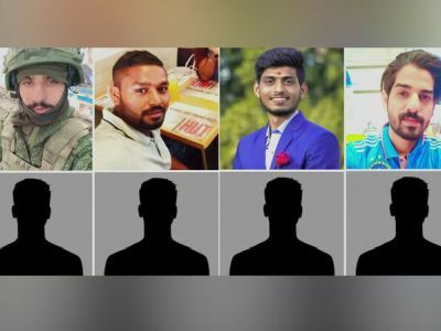 Портреты индийцев, заманенных на "СВО". Фото: arbatmedia.kz Портреты индийцев, заманенных на "СВО". Фото: arbatmedia.kz