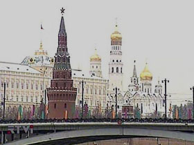 Кремль и Большой Каменный мост. Видео RTVi