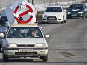 Автопробег в Томске. Фото из "Живого журнала"