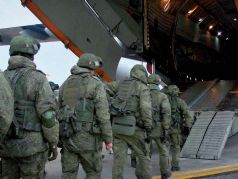 Российские военные отправляются в Казахстан