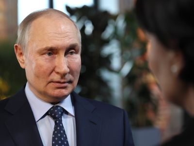 Владимир Путин отвечает на вопрос о дронах, 30.04.23. Фото: kremlin.ru