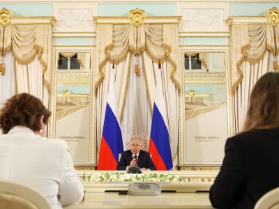 Путин отвечает на вопросы журналистов, 29.07.23. Фото: kremlin.ru