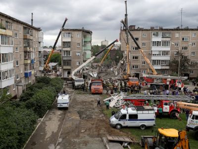 Нижний Тагил. Последствия частичного обрушения жилого дома в результате взрыва газа. Фото: Донат Сорокин / ТАСС