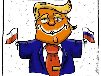Я остановил еще одну войну. Карикатура А.Петренко: t.me/PetrenkoAndryi